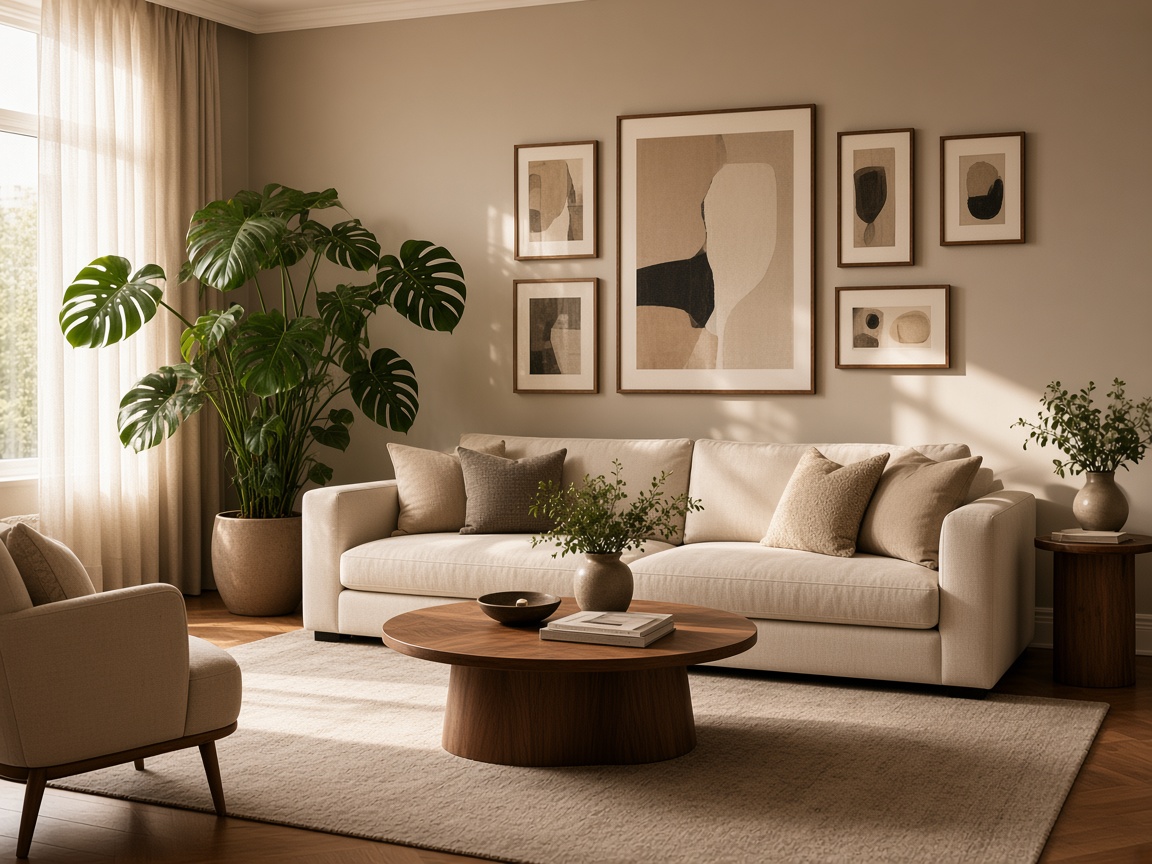 A residential living room